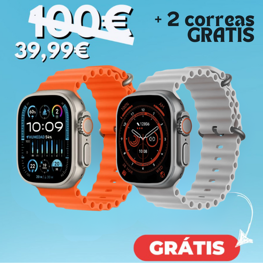 OFERTA EXCLUSIVA SMARTWATCH ULTRA PRO PARA HOMBRE + SEGUNDO (GRATIS)