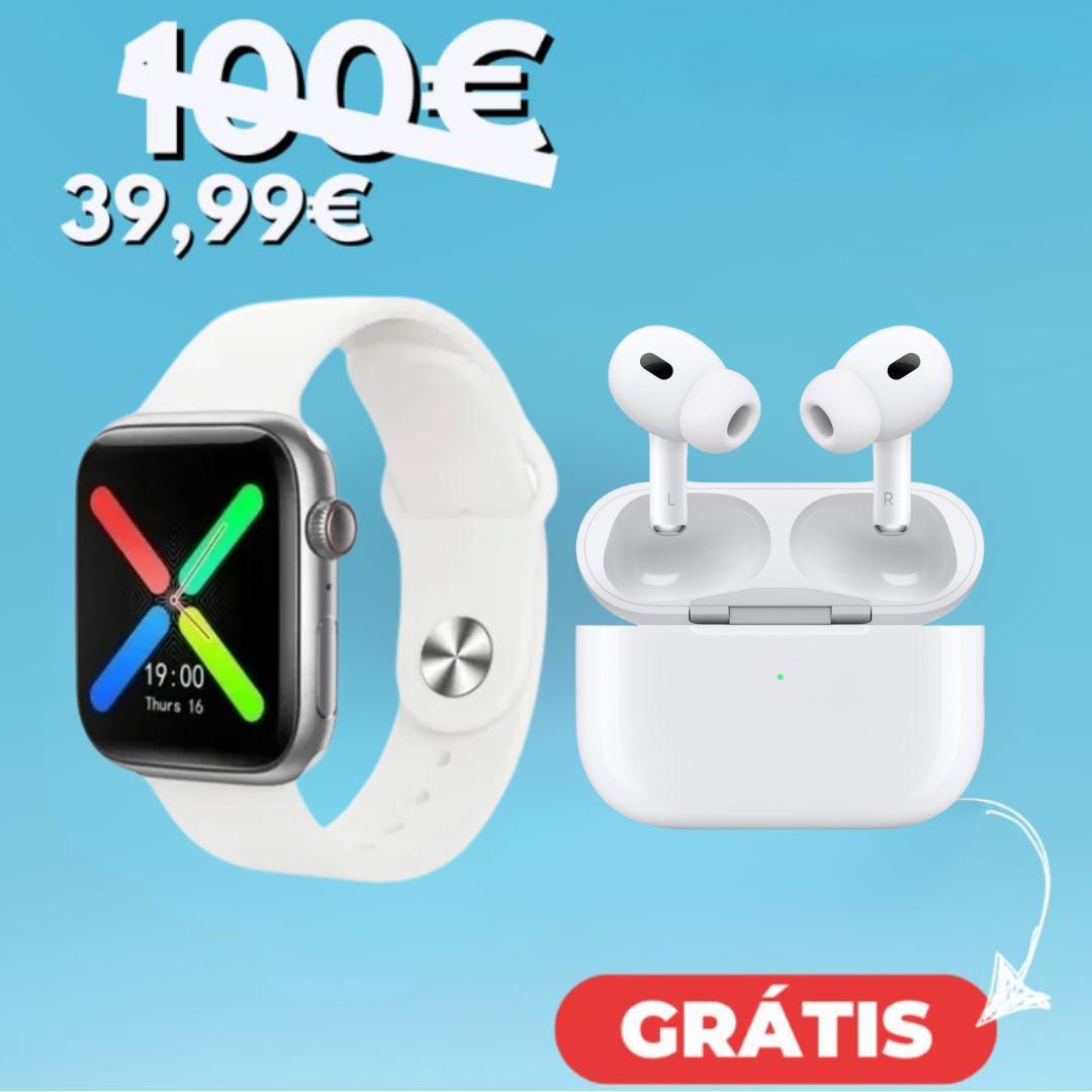 OFERTA EXCLUSIVA SMARTWATCH PRO PARA MUJER + AIRPODS PRO (GRATIS)